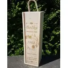 Drevený darčekový obal na víno