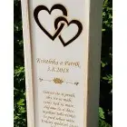 Darček pre novomanželov - srdiečka