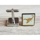 Prírodné manžety štvorcové s obrázkom