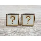 Manžety štvorcové s obrázkom na mieru 4