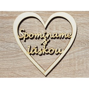 Wir denken mit Liebe an 15cm