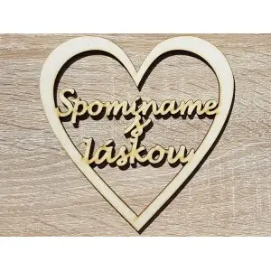 Wir denken mit Liebe an 15cm