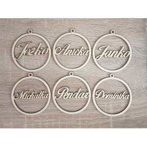 Name on a snowflake 16cm price per piece 2