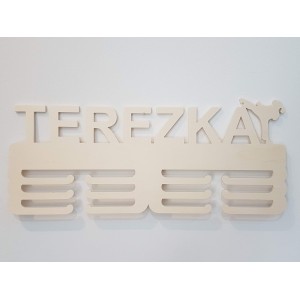 Medaillenhalter mit dem Namen Taekwondo 45cm 2