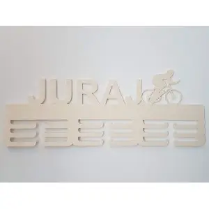 Vešiak na medaily s menom cyklistika 55cm 2