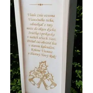 Weinverpackung mit Weihnachtsmotiv 2