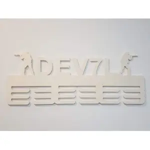 Vešiak na medaily s menom streľba 55cm 2