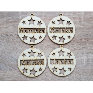 Name in snowflake 8cm price per piece 2