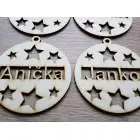 Name in snowflake 8cm price per piece