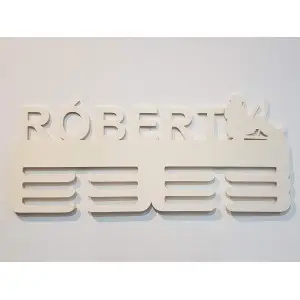 Vešiak na medaily s menom sledge hokej 45cm 2