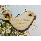 Wedding magnets dove 78x46x3mm