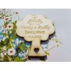 Hochzeitsmagnete Baum 56x62x3mm