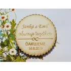 Svadobné magnetky nekonečno 55x55x3mm