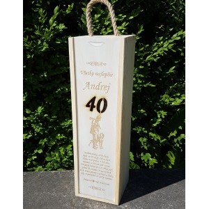 Weinkiste aus Holz Jäger