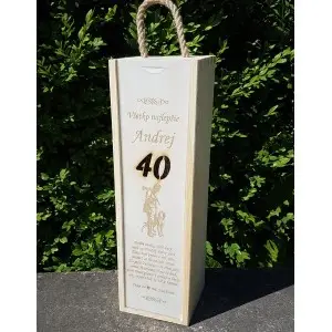 Weinkiste aus Holz Jäger