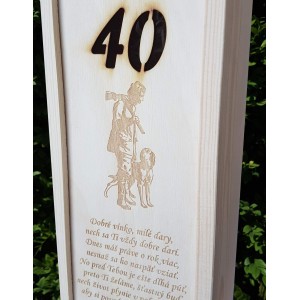 Weinkiste aus Holz Jäger 2