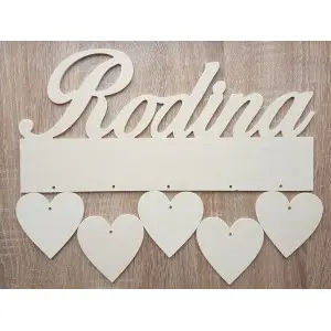 Table family width 33cm hearts 5-suro