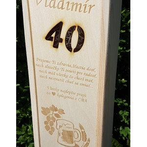 Wooden beer holder 2