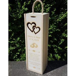 Hochzeitsverpackung für Weintauben | LYMFY.sk | Holzverpackung für Wein