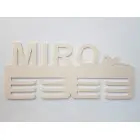 Vešiak na medaily s menom plávanie 45cm