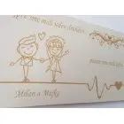 Maßgefertigte hölzerne Familiengeschichte-Tafel mit einer Breite von 55 cm