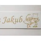 Drevená svadobná ŠPZ s menami