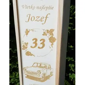 Wooden Trabant car cover 2