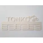 Vešiak na medaily s menom BMX bajker 55cm