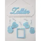 Drevené meno na tabuľke s 5 doplnkami Zoltán