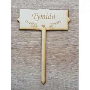 Stecke den Thymian in die Kräuter