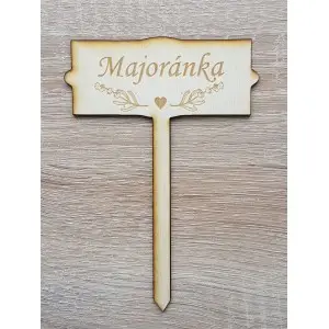 Stecke den Majoran in die Kräuter