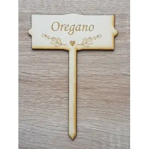 Piercing into herbs Oregano