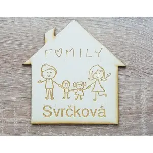 Türschild  FAMILY 120mm