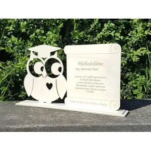 Gift for graduation SOVA with a custom dedication 2