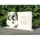 Darček na promócie SOVA s venovaním na mieru