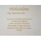 Darček na promócie SOVA s venovaním na mieru