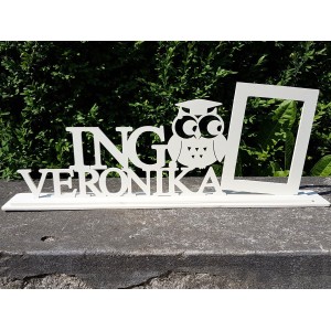 Geschenk zur Beförderung - individueller Ständer mit Namen