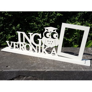 Geschenk zur Beförderung - individueller Ständer mit Namen 2