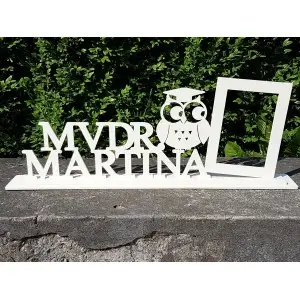 Abschlussgeschenk Mvdr. Ständer mit personalisiertem Namen