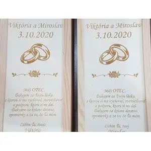 Hochzeitsverpackungen aus Holz 2