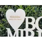 A gift for a Bachelor's degree graduation - a personalized stand with a name and a heart