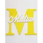 Drevené písmeno s menom cca 30cm - M - Matias