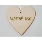 Drevená tabuľka 17cm-Vlastný text