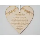 Drevená tabuľka 17cm-Mamičke
