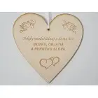 Wooden sign 17cm-Never leave home