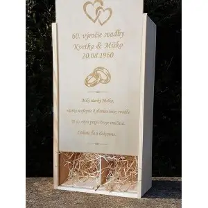 Drevený svadobný obal 2