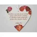 Tabuľka na dvere ozdobená 17cm Sestra je pre mňa darom