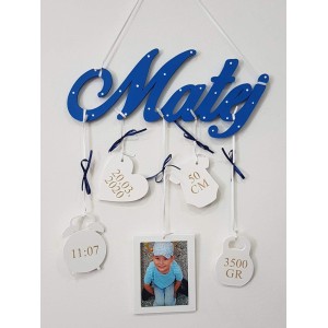 5 pendant accessories with the name color sky blue-white
