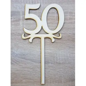 Wooden stake number 50