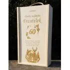 Holzkiste für Wein 2x0,75l - Geschenk zum 60. Geburtstag - Hirsch